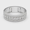 Graduated Multi-Row Band — silver-tone digital video render