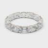 Mixed-Setting Eternity Band — silver-tone digital video render