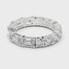 Round Channel-Style Eternity Band — silver-tone digital video render
