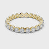 Classic Round Eternity Band — yellow-gold-tone digital video render