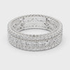 Triple-Row Band — silver-tone digital video render