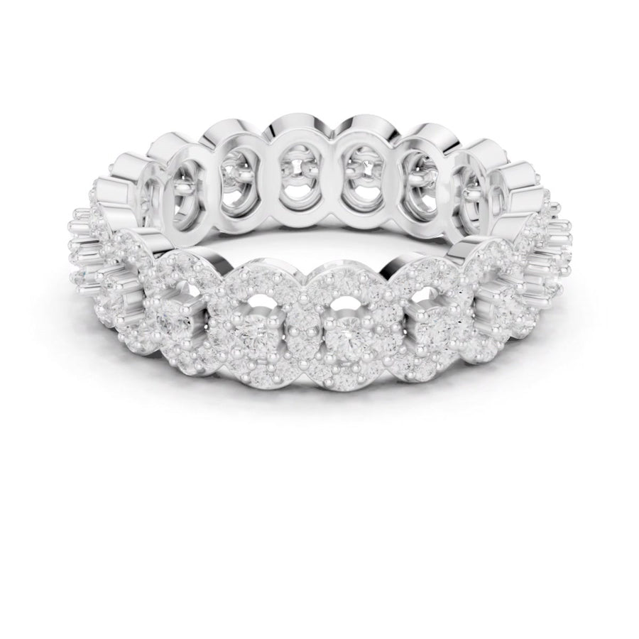 Raised Round Eternity Band — still from the supplied digital video render