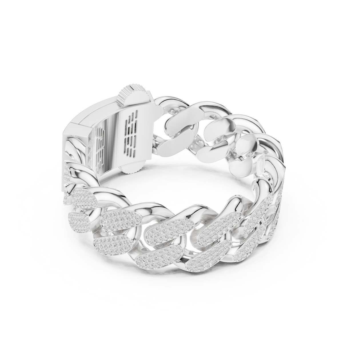 Curb-Link Bracelet 445 — B10-445 | Finish: white 