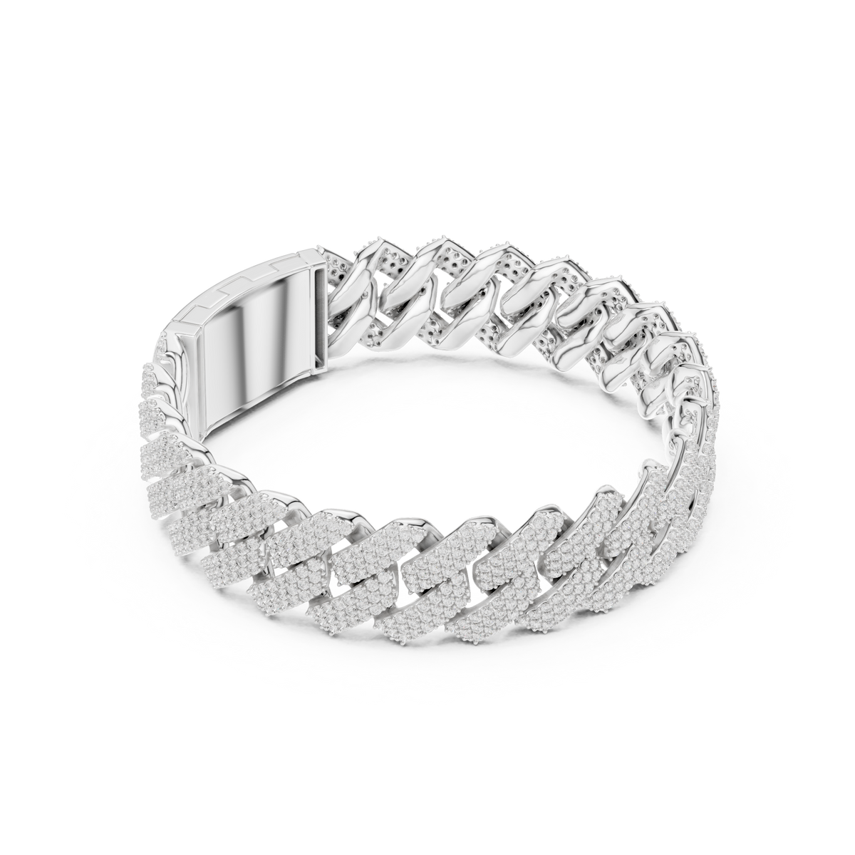 Curb-Link Bracelet 318 — B10-318 | Finish: white 
