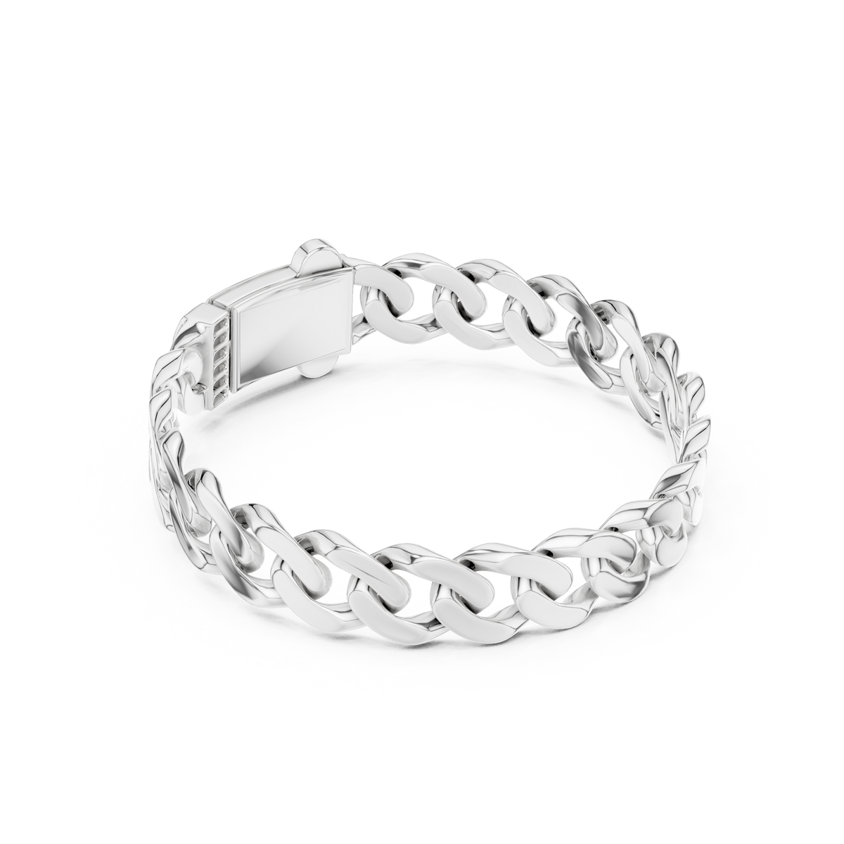 Curb-Link Bracelet 3387 — B11-SK-3387 | Finish: white 