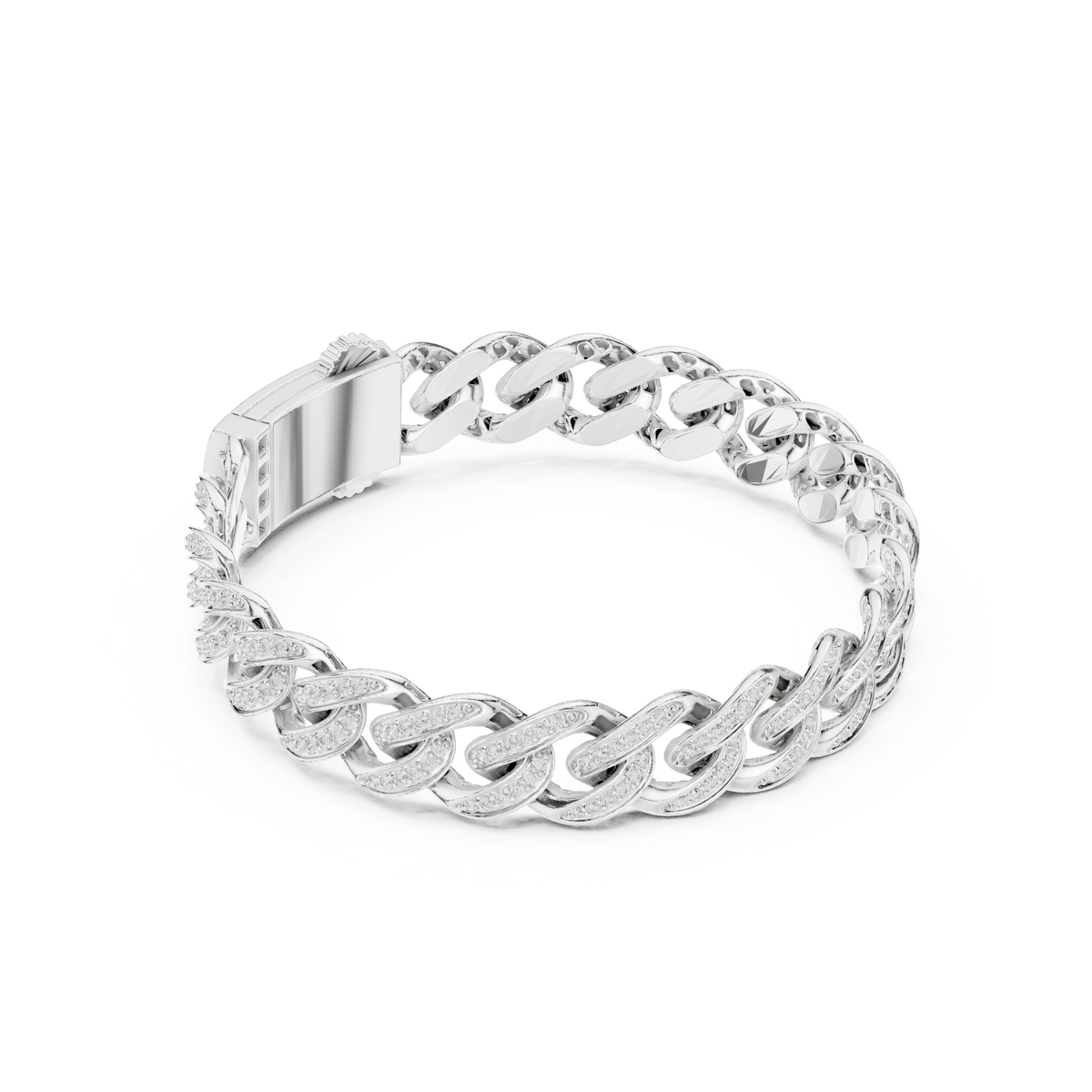 Curb-Link Bracelet 3420 — B11-SK-3420 | Finish: white 