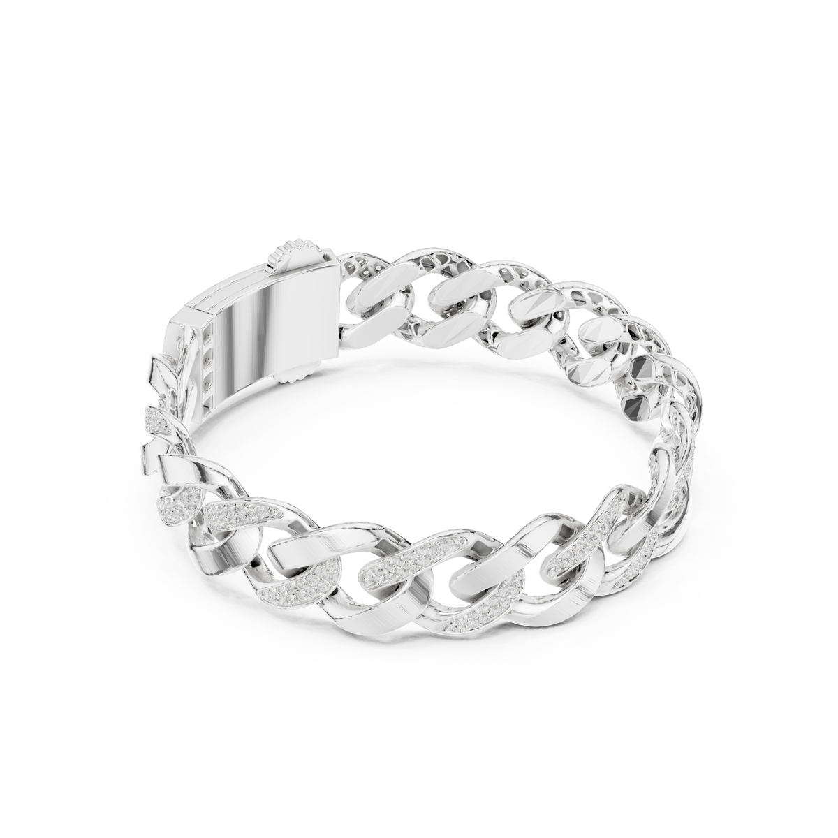 Curb-Link Bracelet 3465 — B11-SK-3465 | Finish: white 