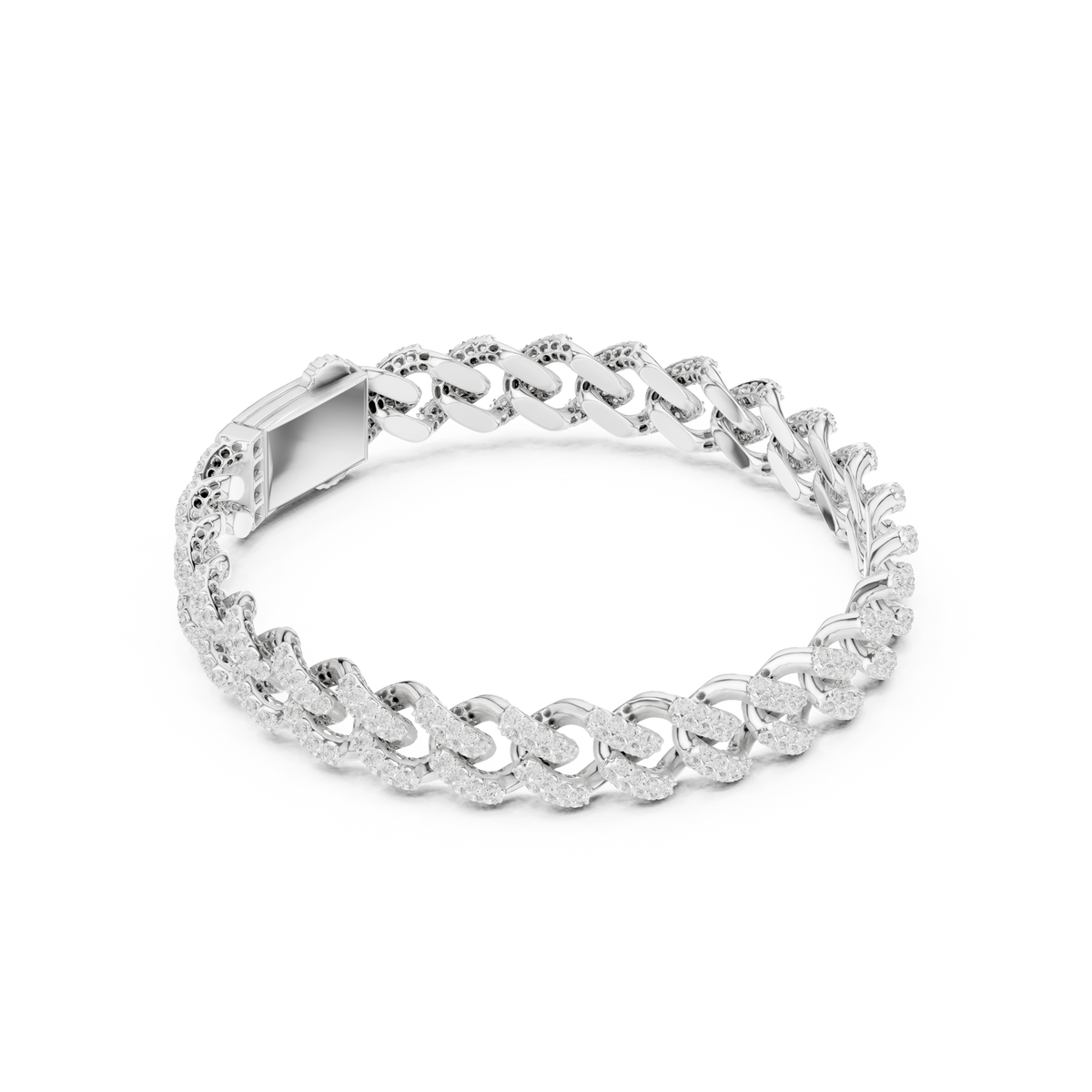 Curb-Link Bracelet 3408 — B11-SK-3408 | Finish: white 