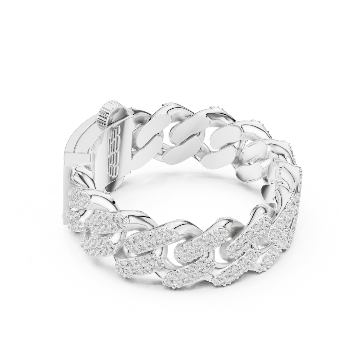 Curb-Link Bracelet 442 — B10-442 | Finish: white 