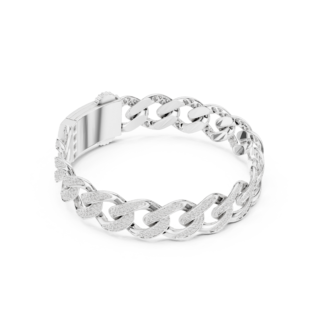Curb-Link Bracelet 3421 — B11-SK-3421 | Finish: white 
