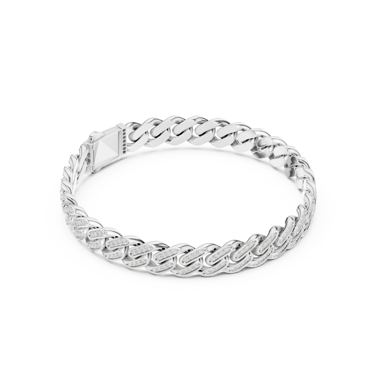 Curb-Link Bracelet 502 — B10-502 | Finish: white 