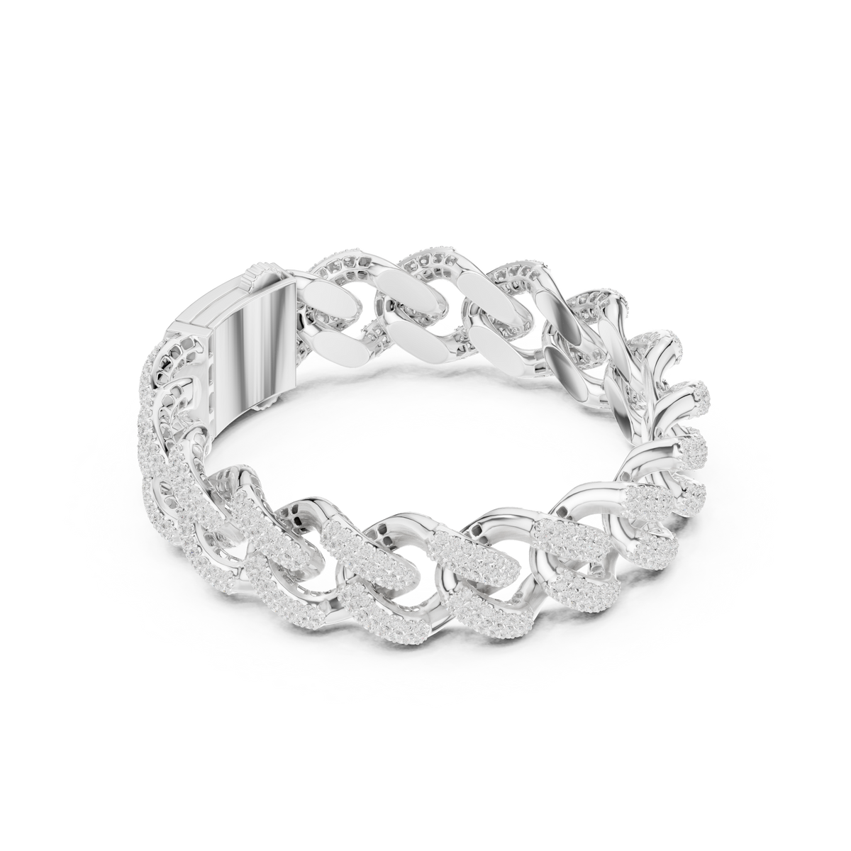 Curb-Link Bracelet 3414 — B11-SK-3414 | Finish: white 