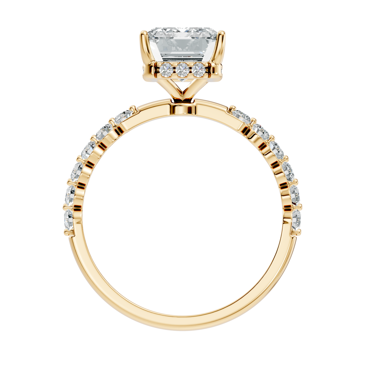 LH-1375 ring render, yellow finish
