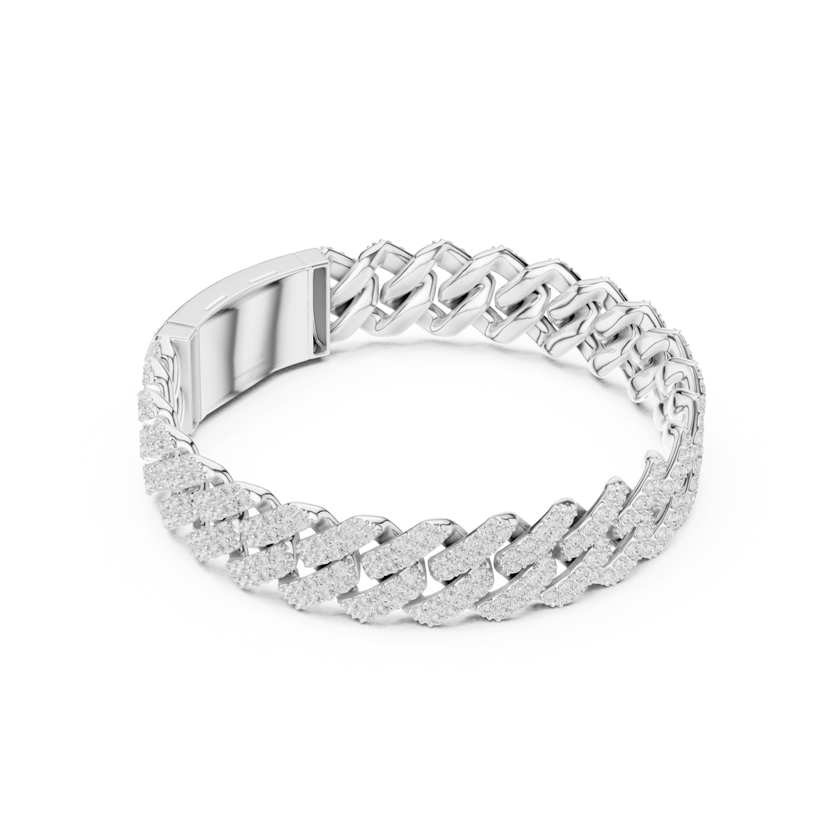 Curb-Link Bracelet 319 — B10-319 | Finish: white 