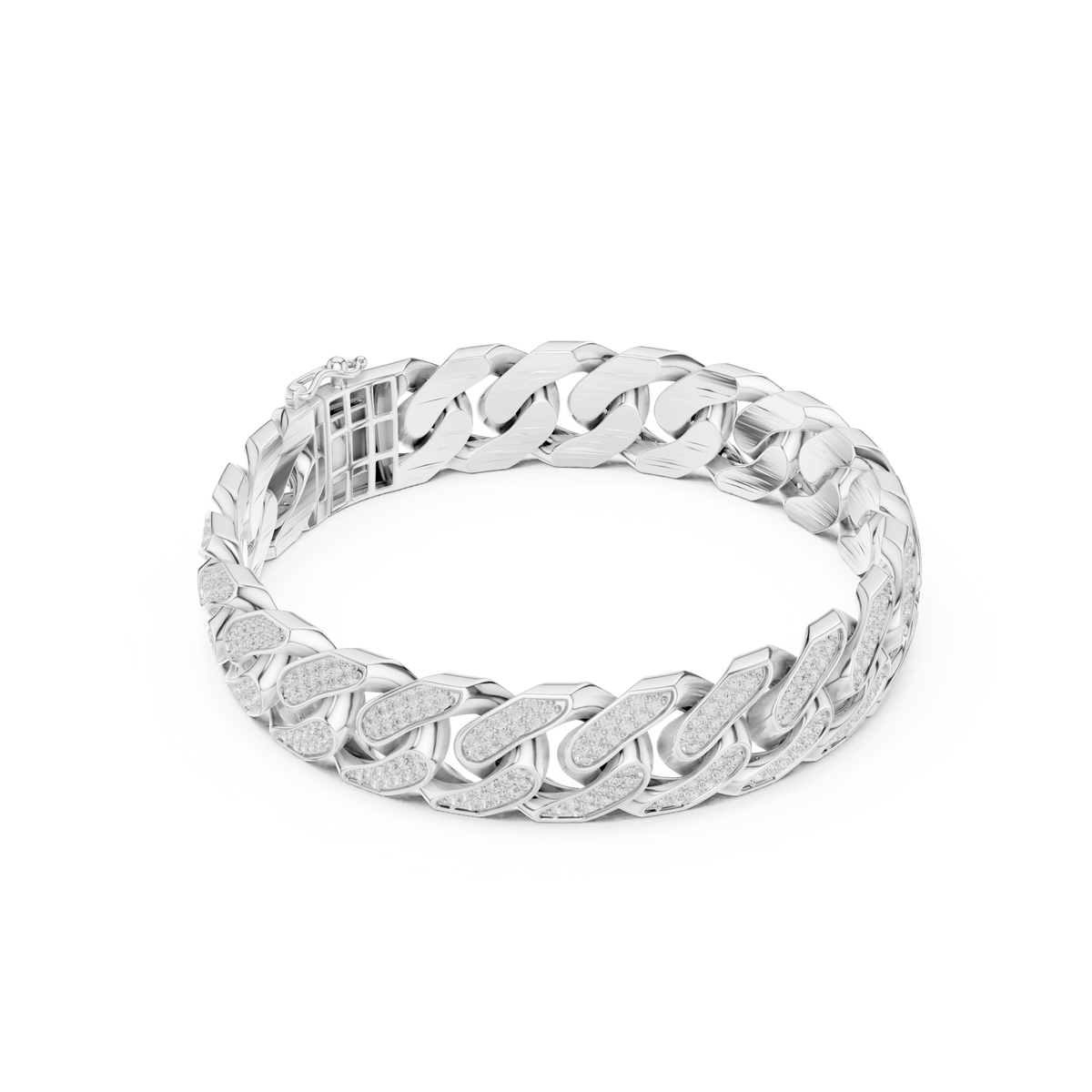 Curb-Link Bracelet 370 — B10-370 | Finish: white 