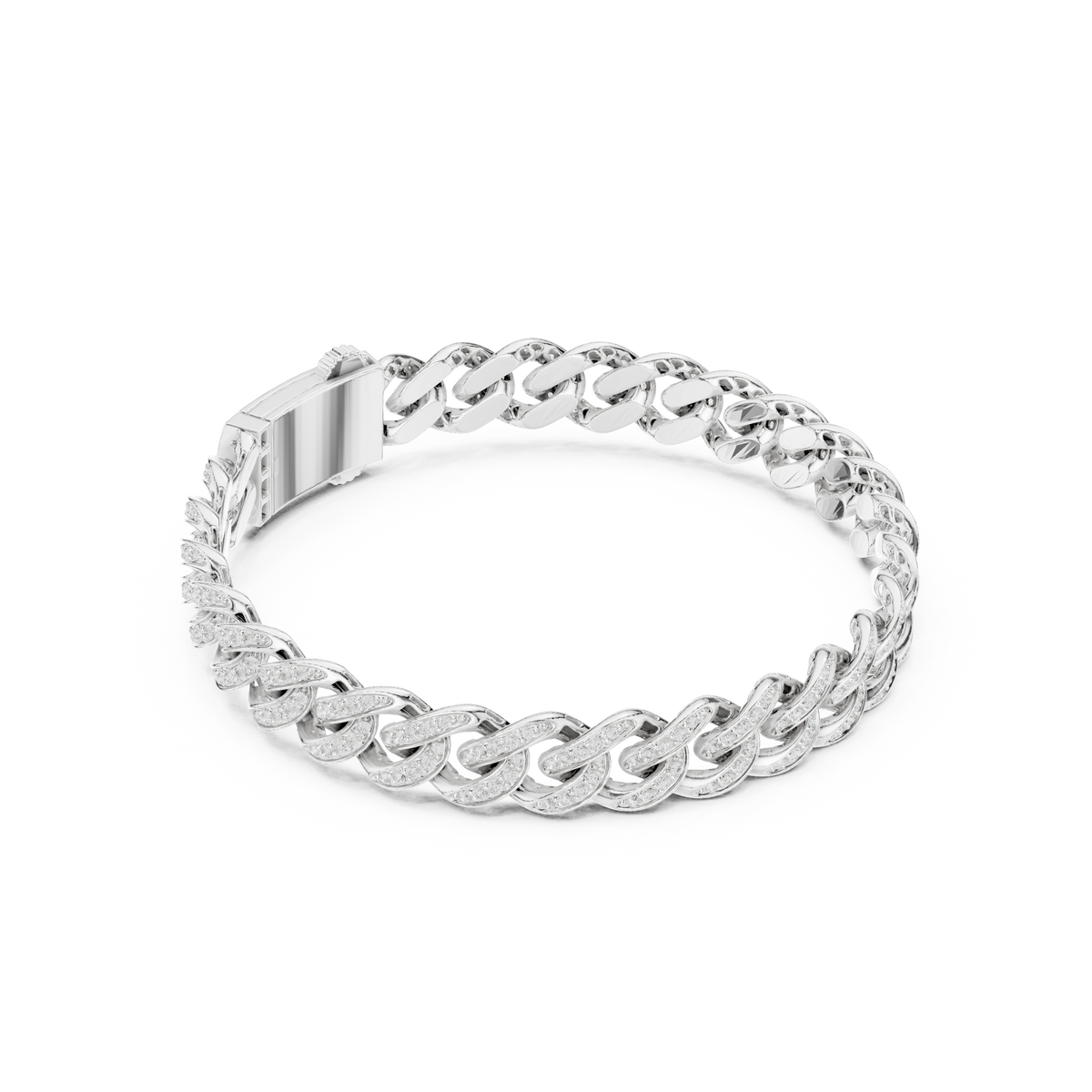Curb-Link Bracelet 3419 — B11-SK-3419 | Finish: white 