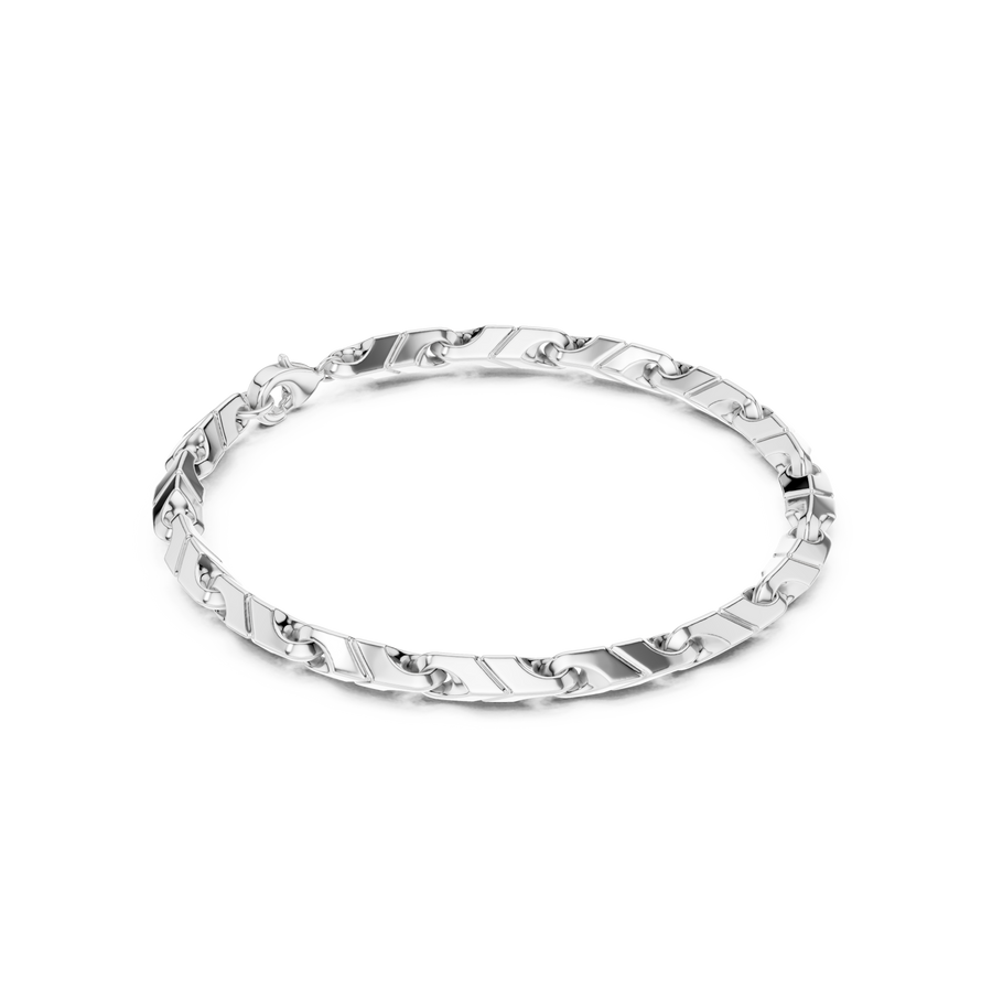 Angled Chain-Link Bracelet 681 — B14-681