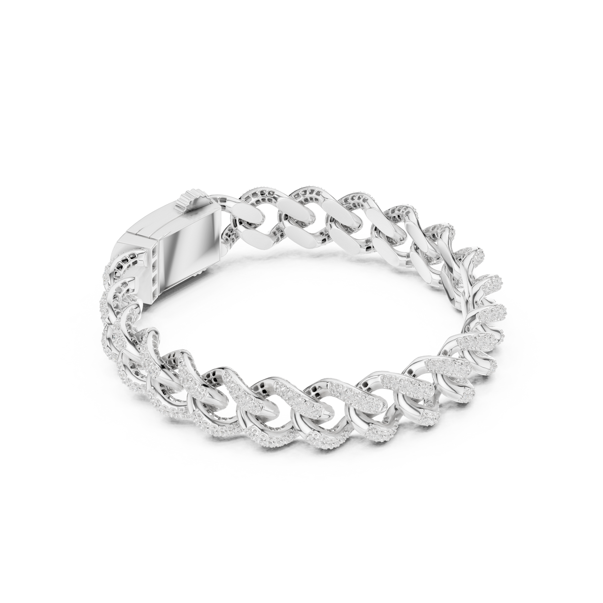Curb-Link Bracelet 3409 — B11-SK-3409 | Finish: white 