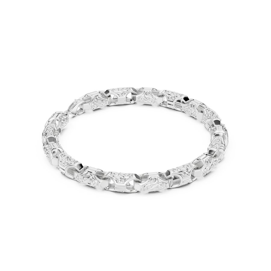 Oval Edge-Link Bracelet 675 — B14-675