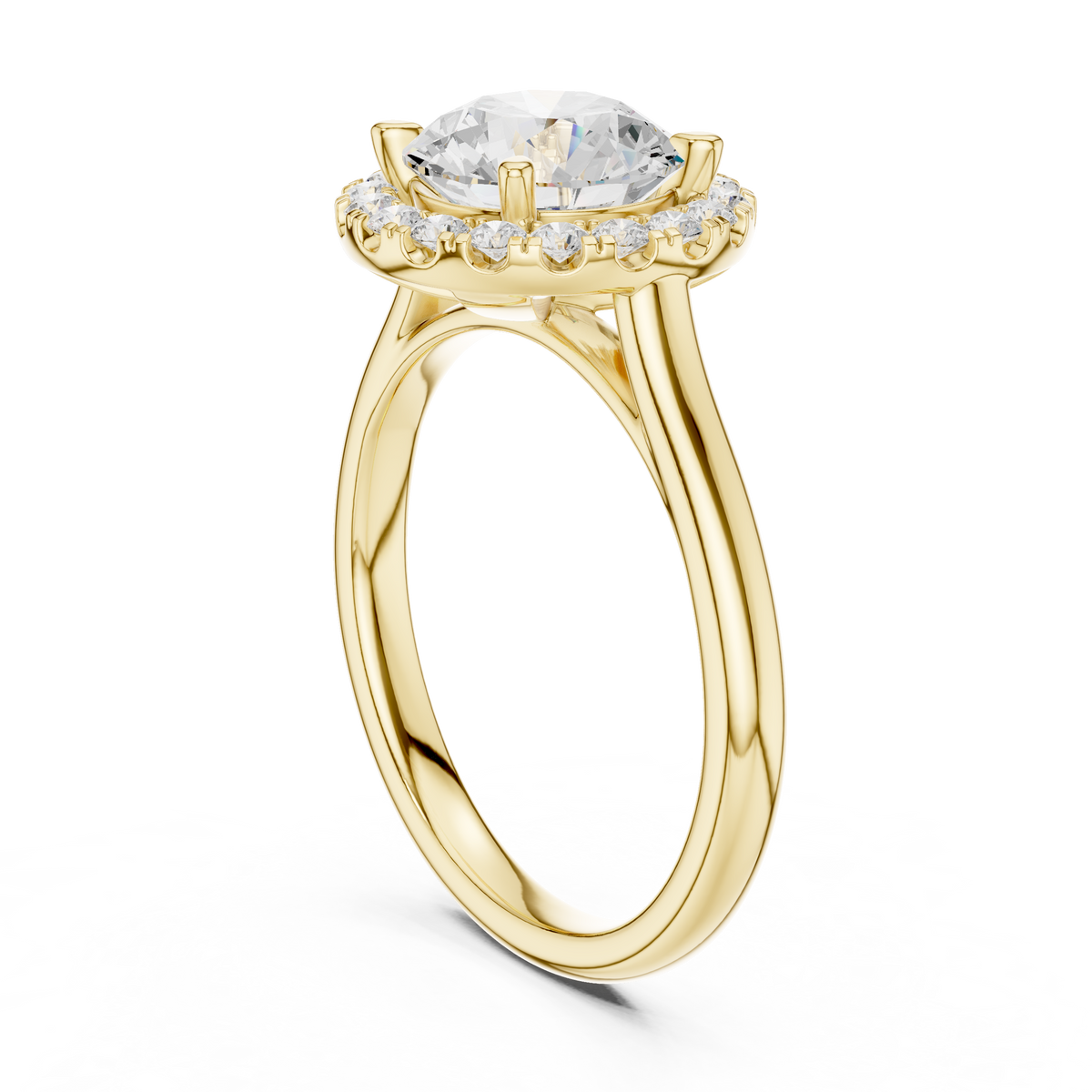 LH-1340 ring render, yellow finish