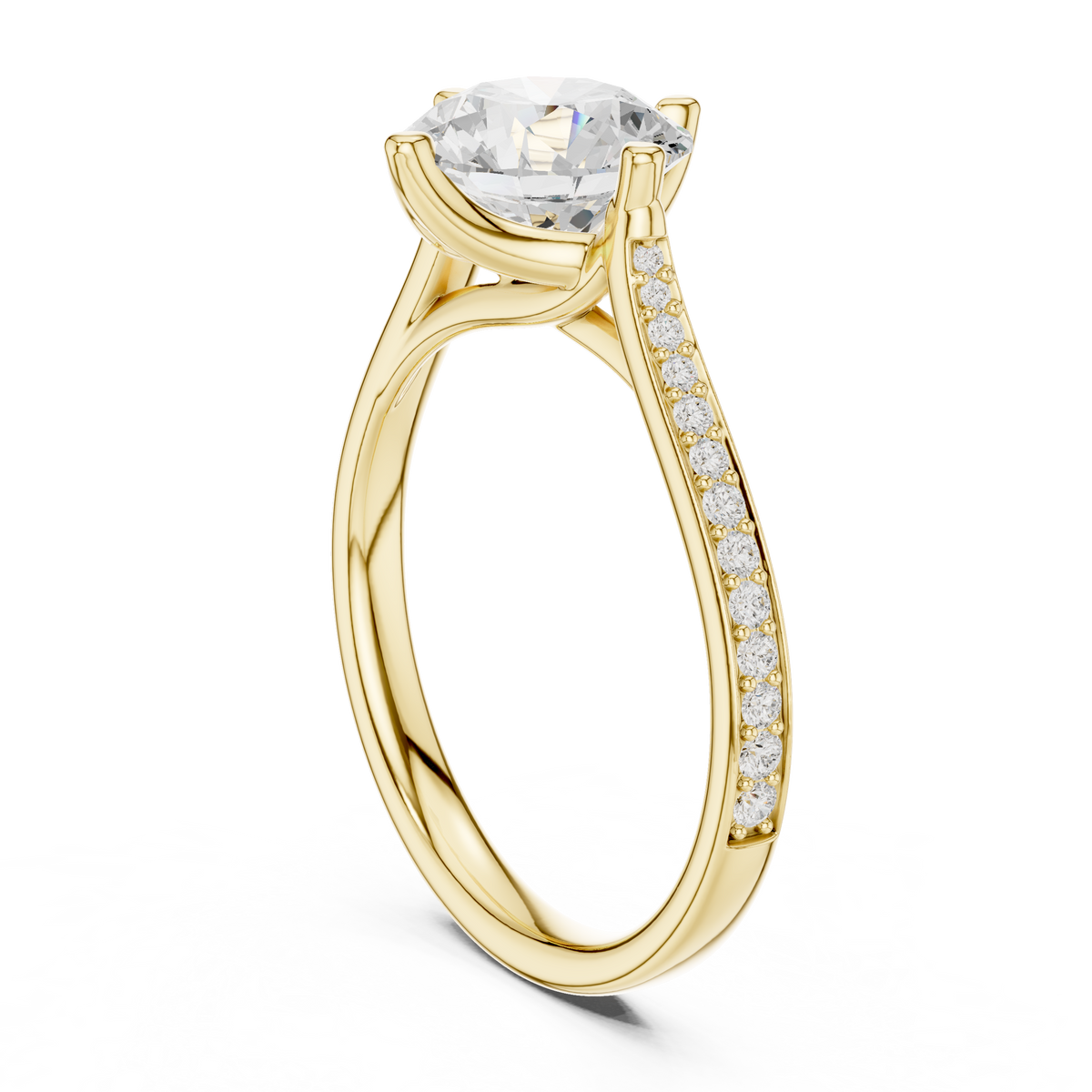 LH-1334 ring render, yellow finish
