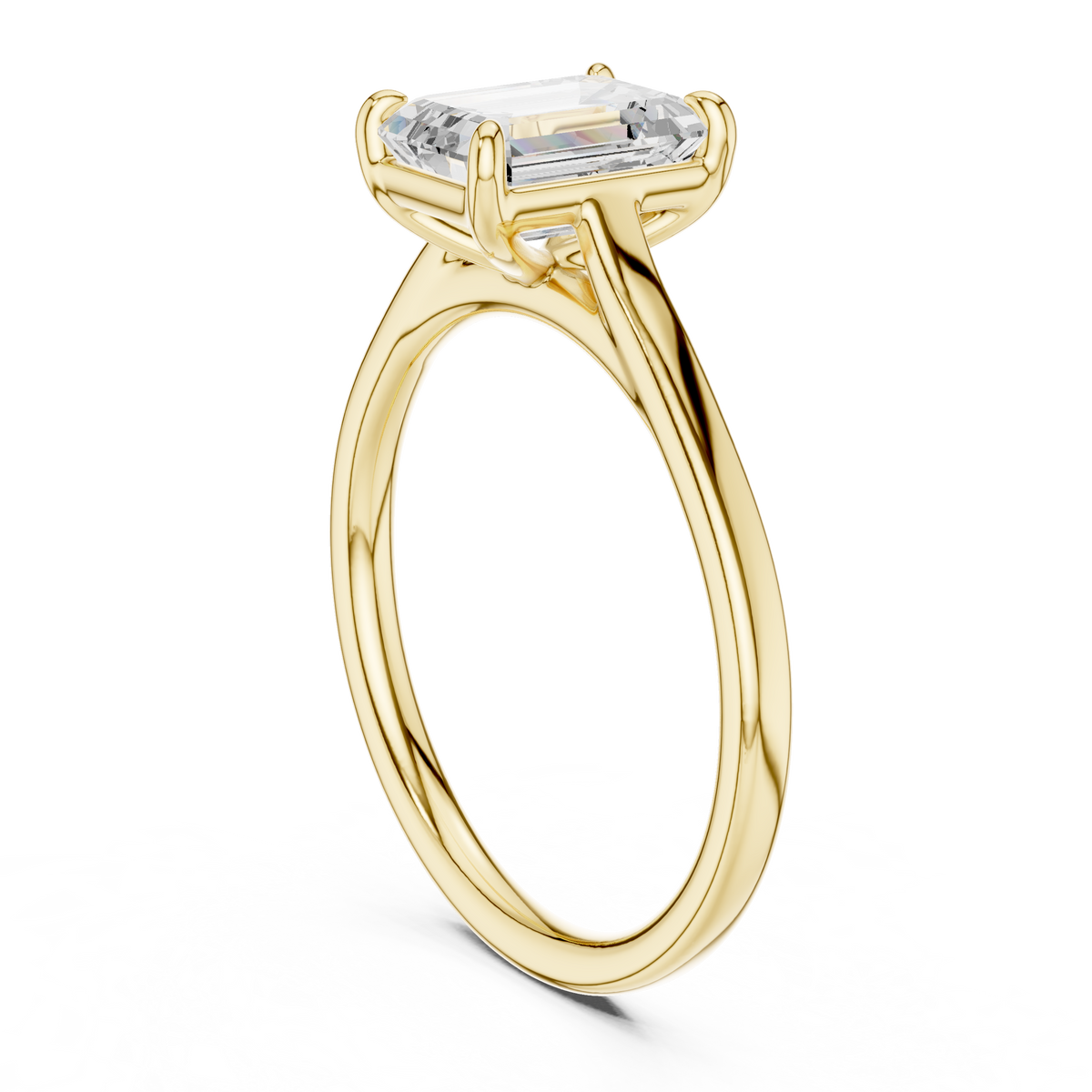 LH-1322 ring render, yellow finish