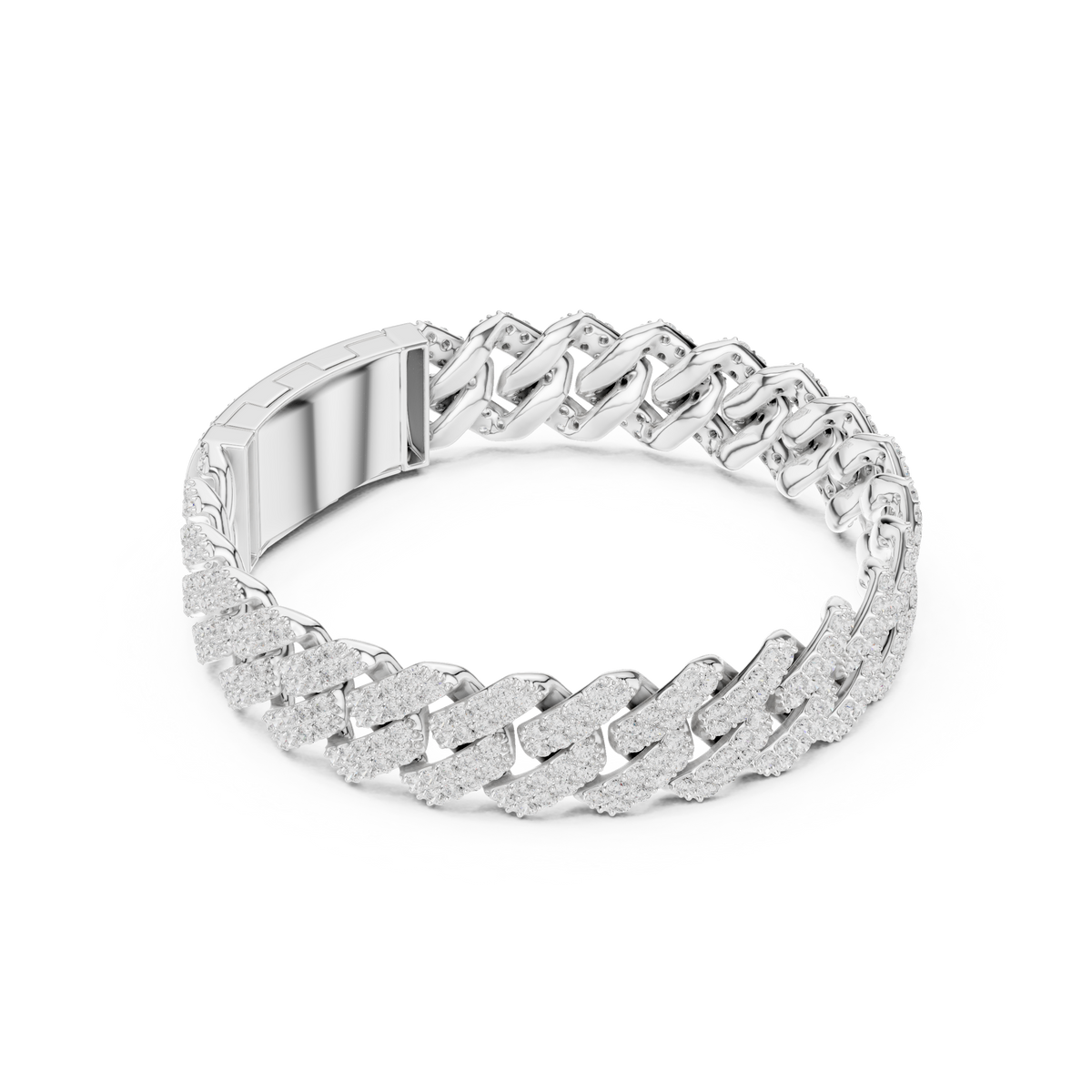 Curb-Link Bracelet 320 — B10-320 | Finish: white 