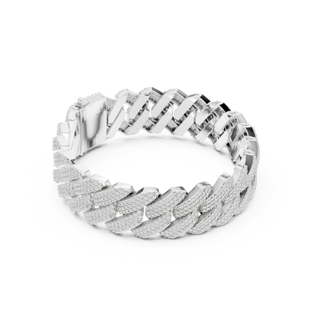 Curb-Link Bracelet 474 — B10-474 | Finish: white 