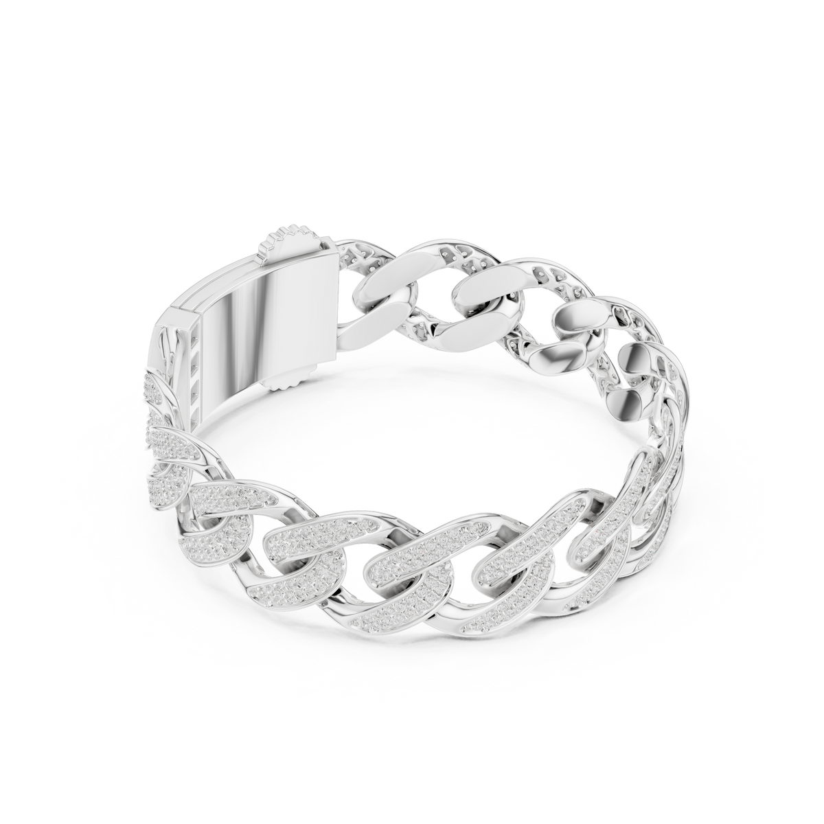 Curb-Link Bracelet 3472 — B11-SK-3472 | Finish: white 
