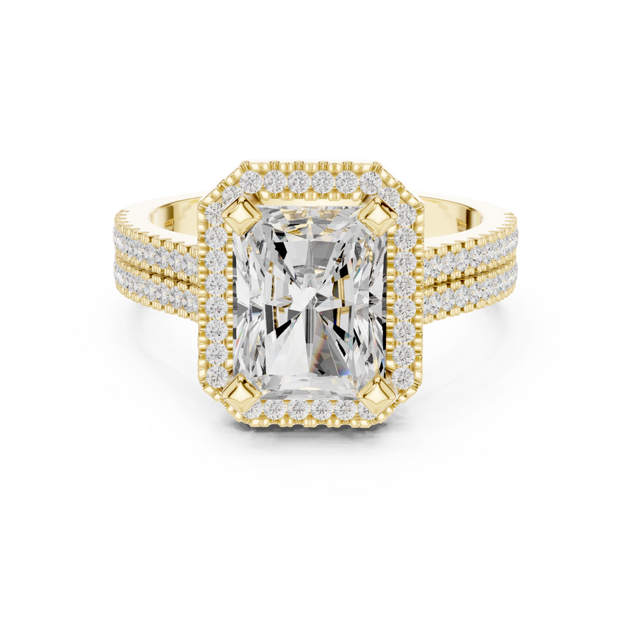 Radiant Halo Ring