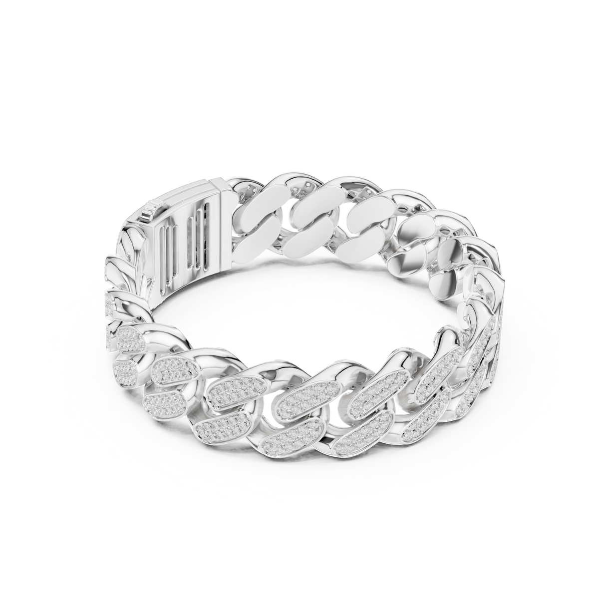 Curb-Link Bracelet 440 — B10-440 | Finish: white 