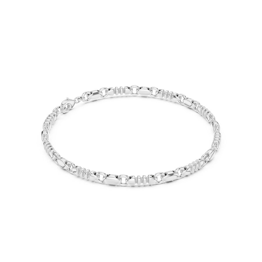Fine Beaded-Link Bracelet 679 — B14-679