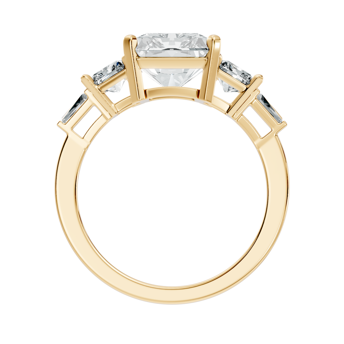 LH-1379 ring render, yellow finish