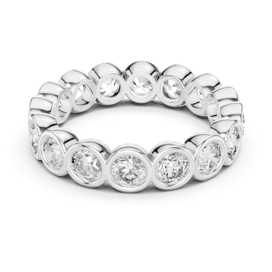 Round Bezel-Style Eternity Band — still from the supplied digital video render