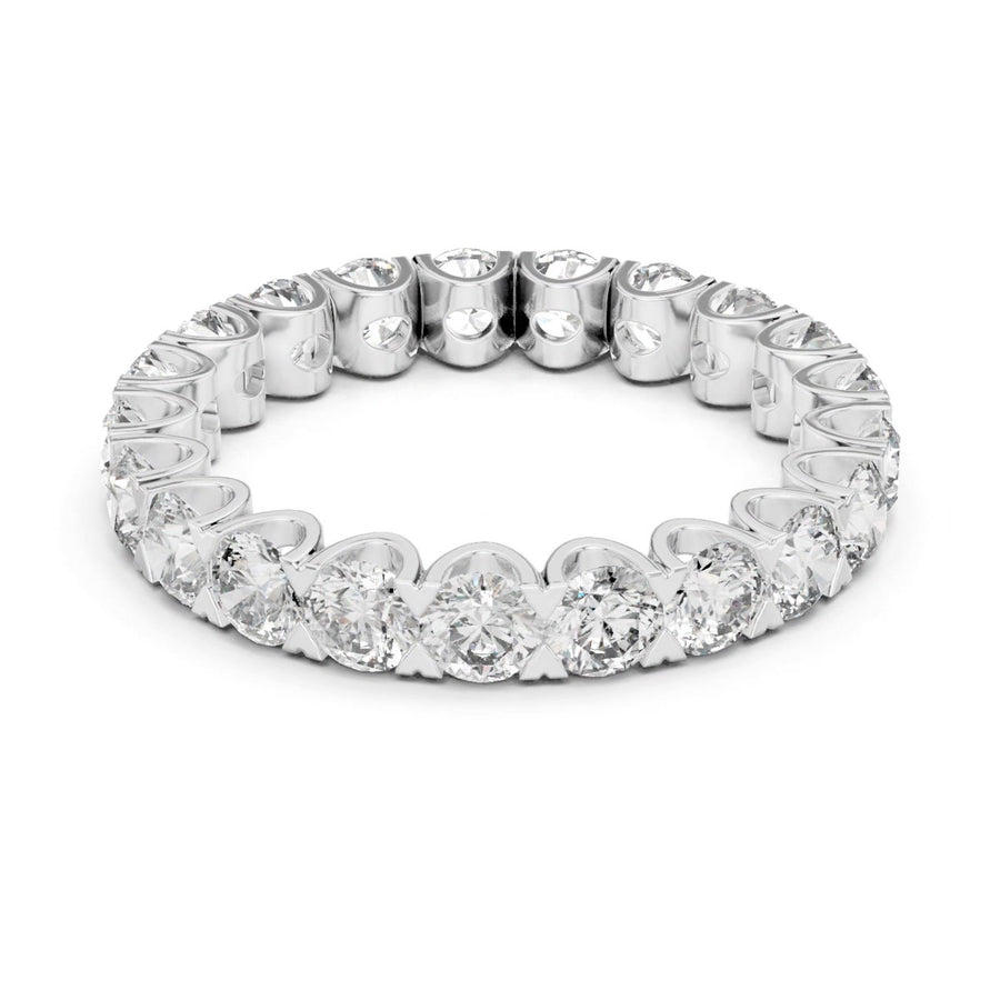 Round Brilliant Eternity Band — still from the supplied digital video render