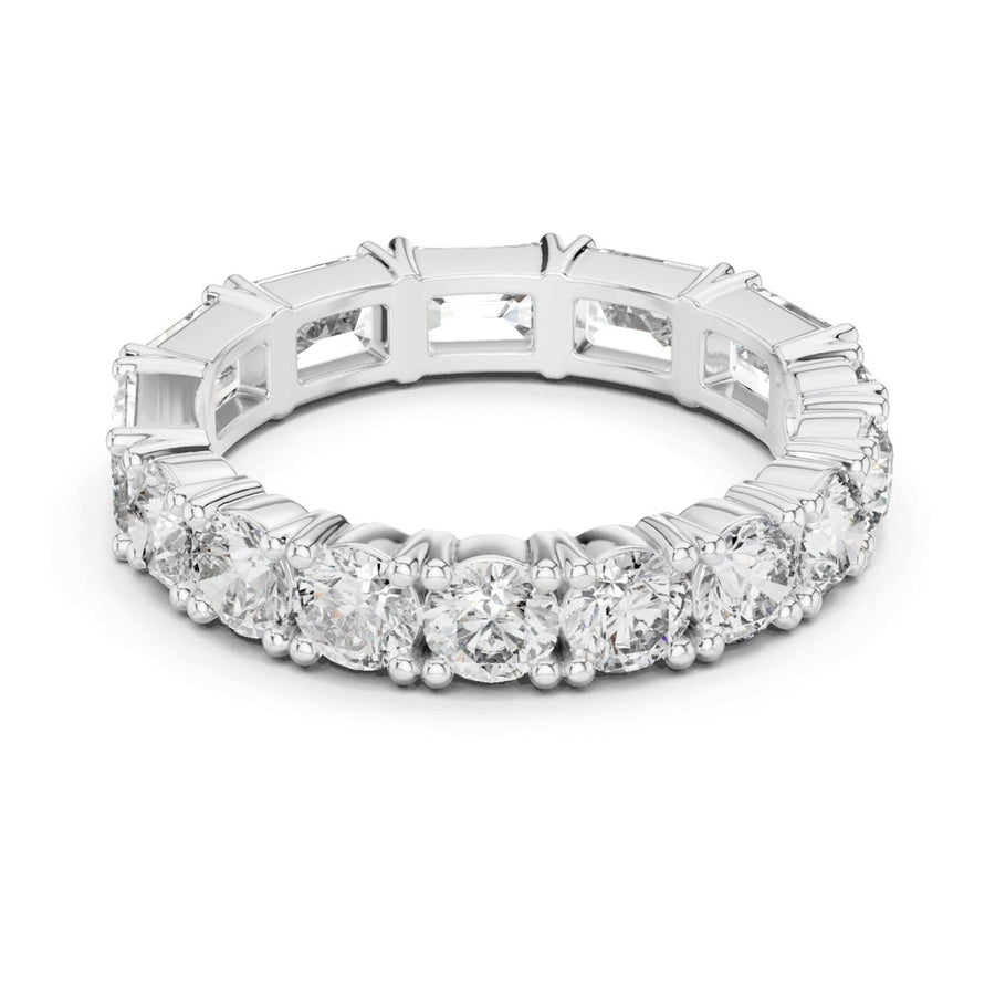 Round Channel-Style Eternity Band — still from the supplied digital video render