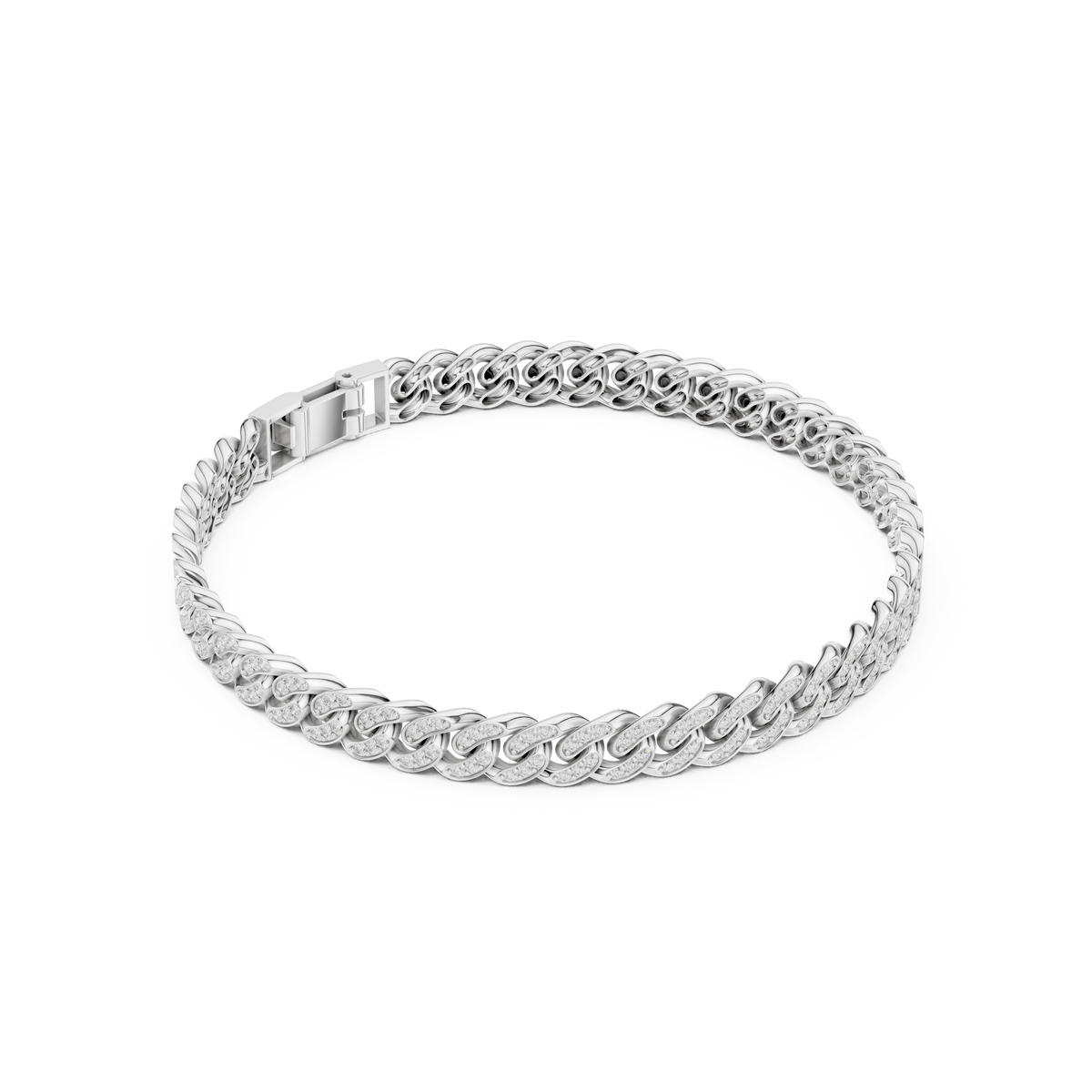 Scroll Chain Bracelet — B9-130 — digital design render