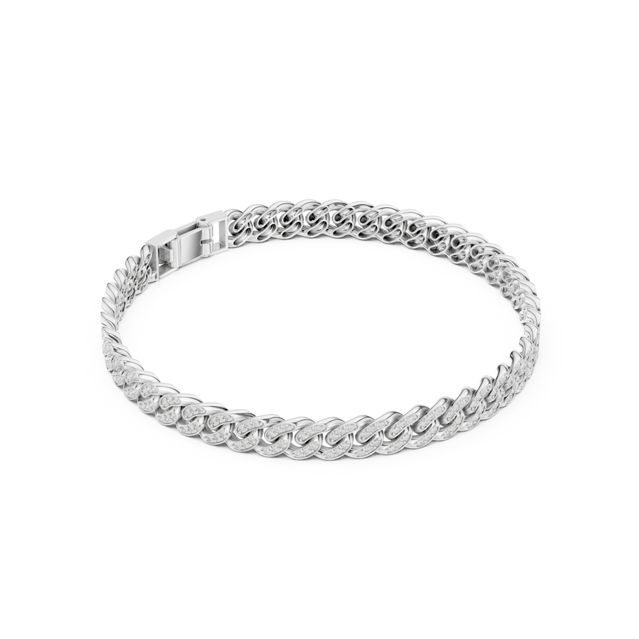 Scroll Chain Bracelet — B9-130 — digital design render