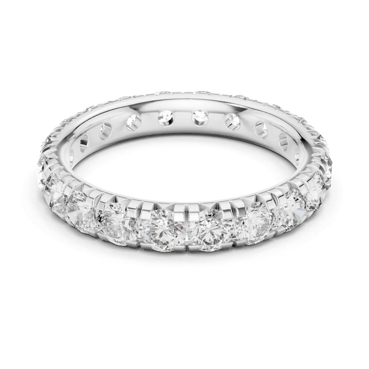 Shared-Prong Eternity Band — still from the supplied digital video render