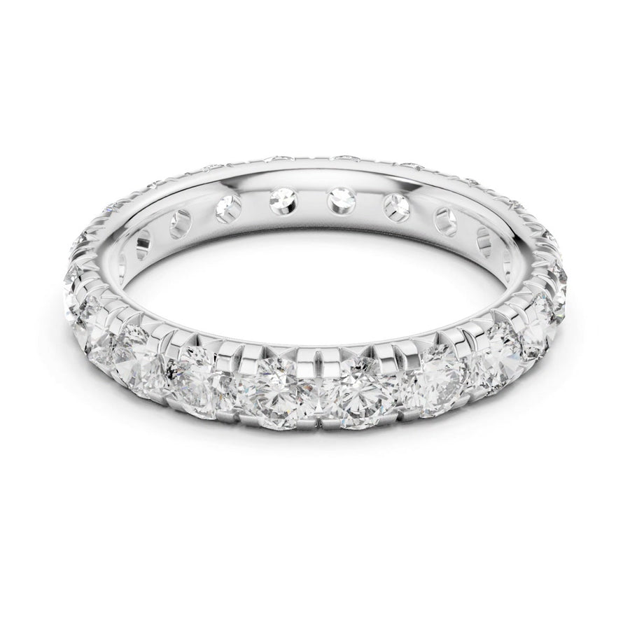 Shared-Prong Eternity Band — still from the supplied digital video render