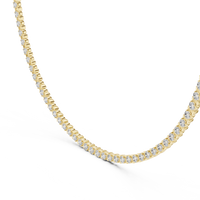 Textured Line Necklace — GNK-0045 — digital design render