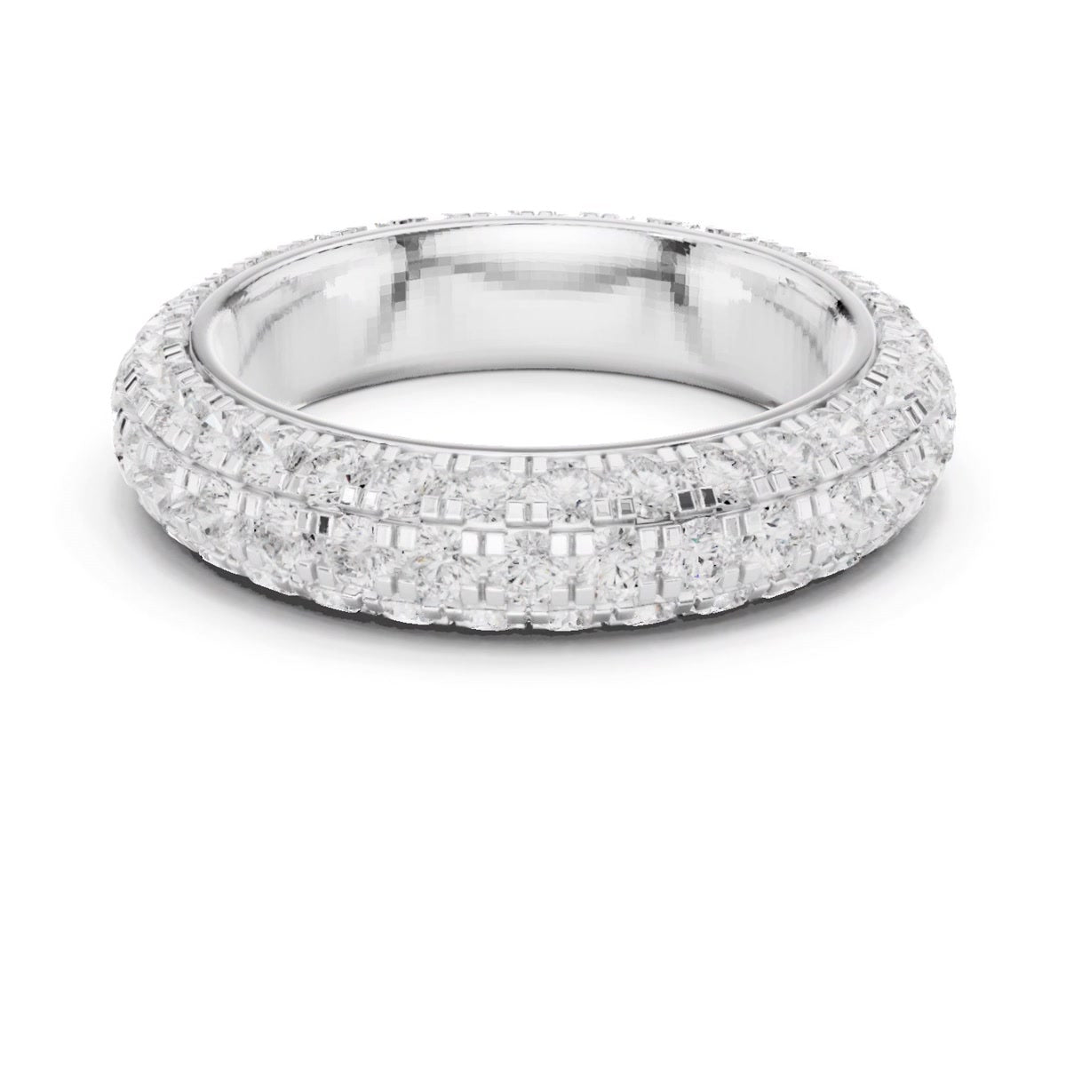 Triple-Line Eternity Band — still from the supplied digital video render
