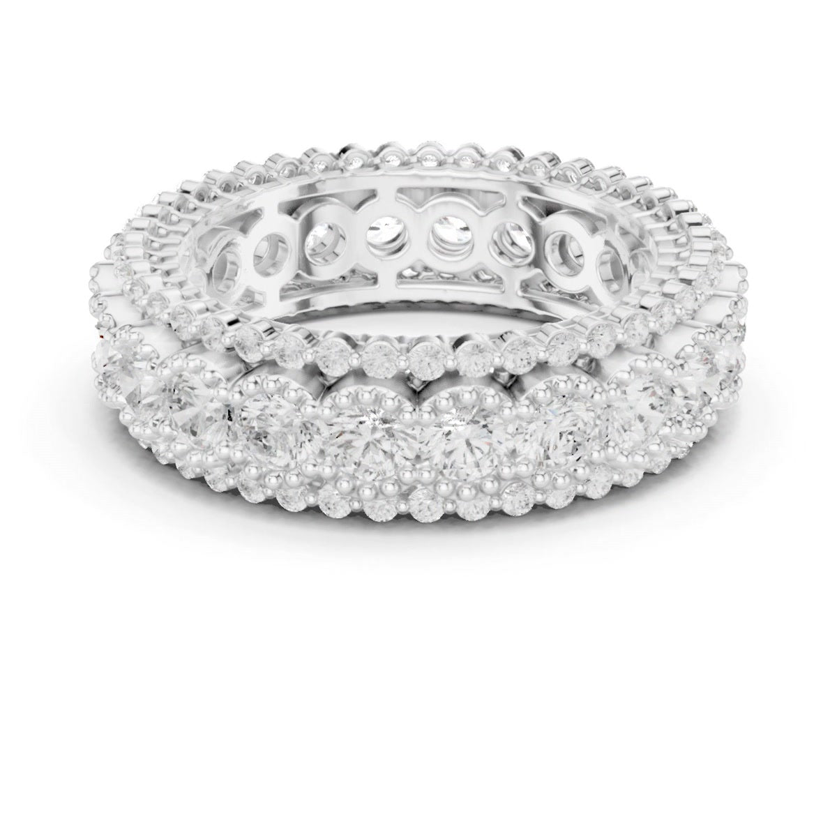 Twin-Row Oval Cluster Band — still from the supplied digital video render