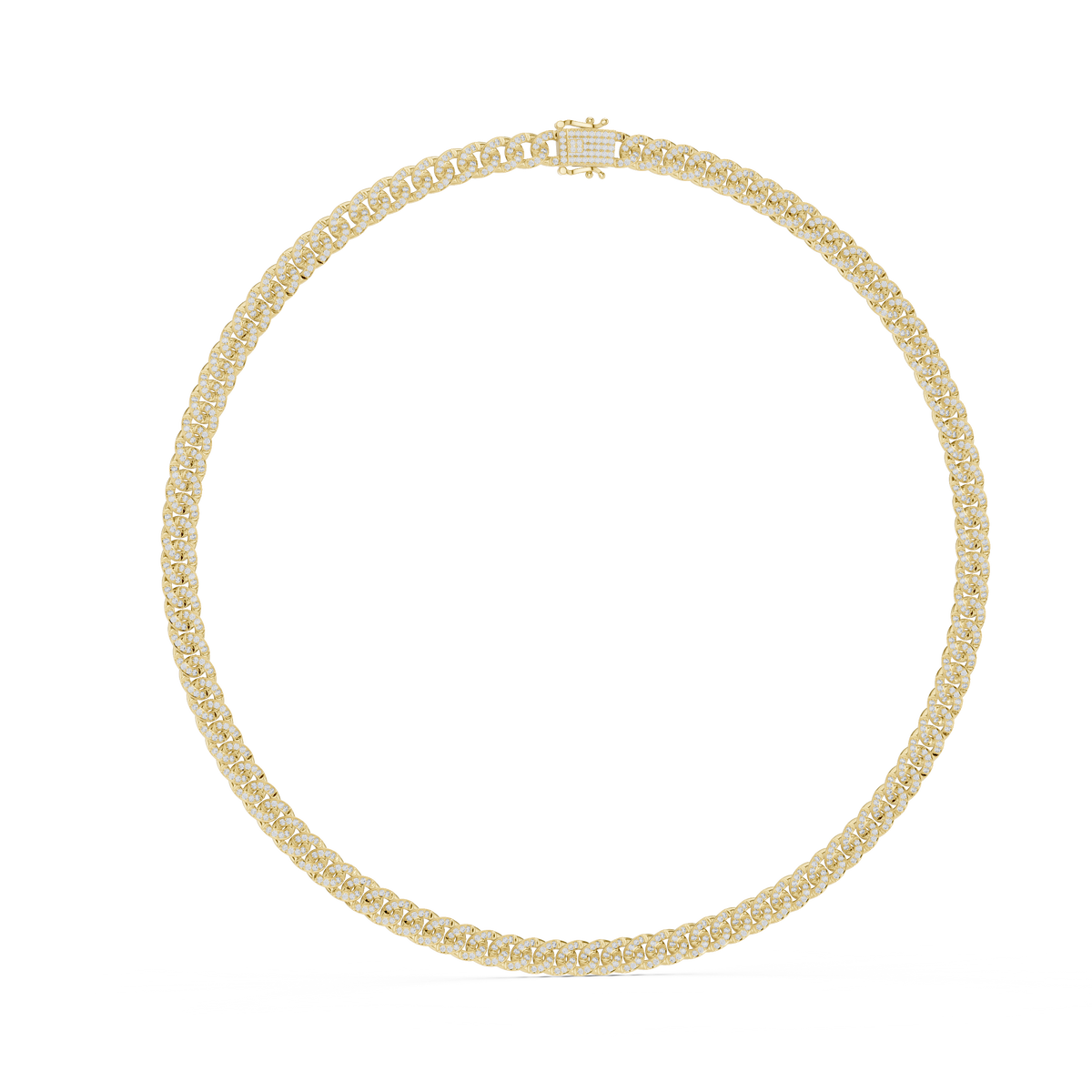 Woven Collar Necklace — GNK-0042 — digital design render