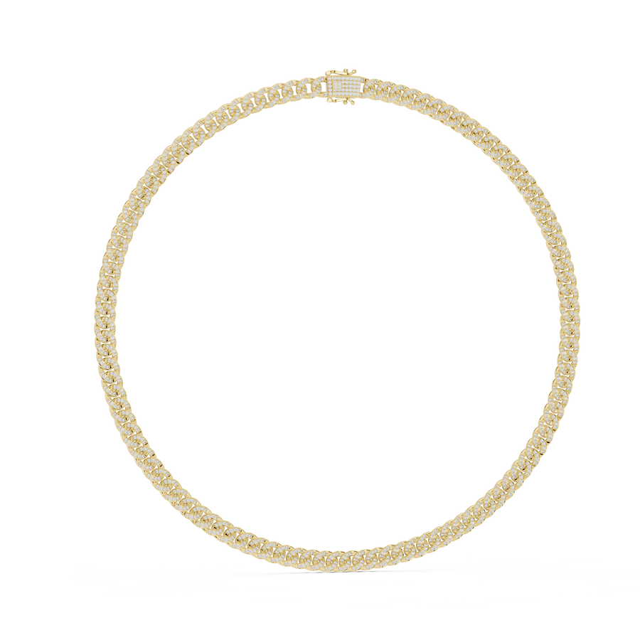 Woven Collar Necklace — GNK-0042 — digital design render